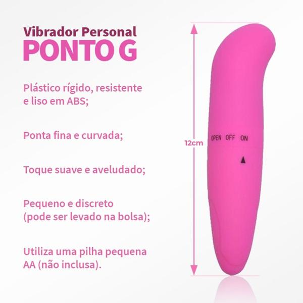 Imagem de Massageador Ponto G Toque Aveludado 12 x 2,5 cm - Sensual Love