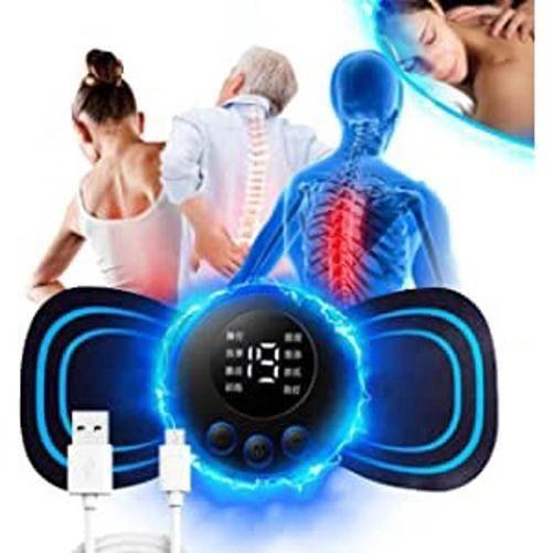 Massageador Portátil Mini Recarregável Dor Pescoço Coluna - Shopbr Imagem de Massageador Portátil Mini Recarregável Dor Pescoço Coluna
