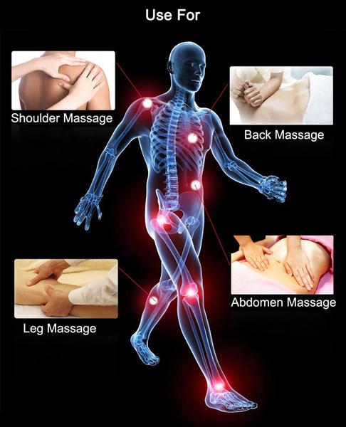 Imagem de Massageador Shiatsu Colete Pescoço Cervical Ombros Lombar