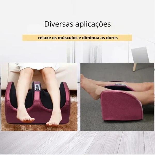 Massageador Shiatsu para Pés, Pernas e Panturrilhas com Conforto - JP UTILIDADES Imagem de Massageador Shiatsu para Pés, Pernas e Panturrilhas com Conforto