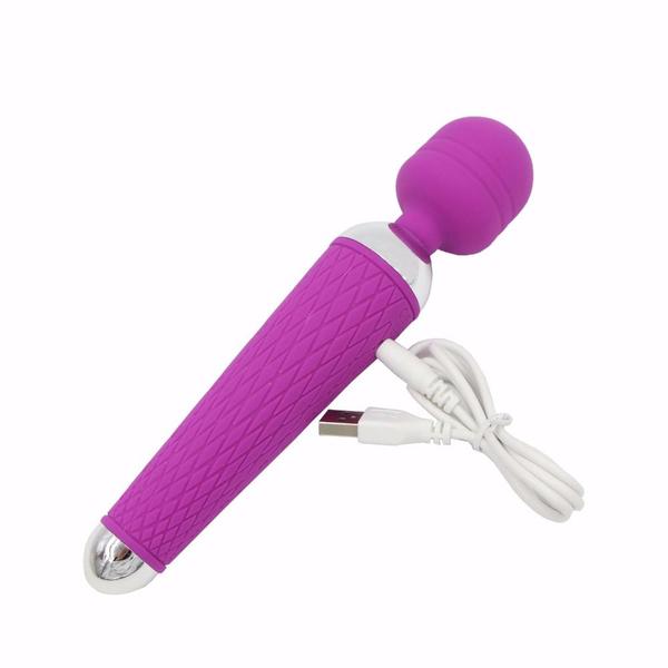 Imagem de Massageador Vibrador Varinha Mágica Potente 6000 Rpm Usb