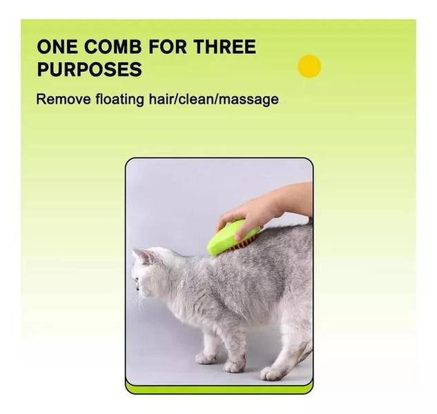 Imagem de Massagem, Penteado E Pincel De Spray 3 Em 1 Para Animais