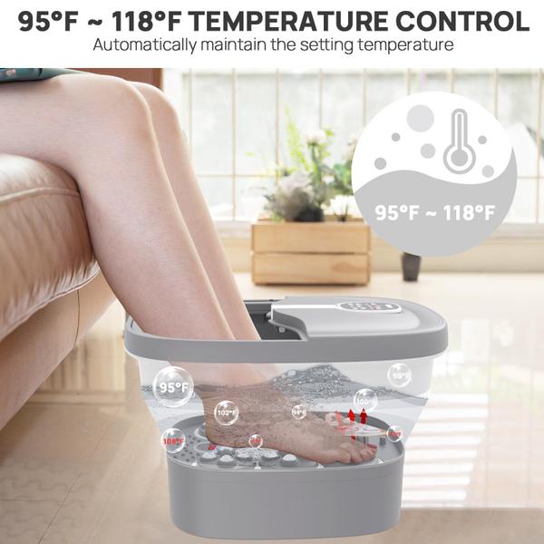 Imagem de Massagem rotativa elétrica dobrável Foot Spa HOSPAN FS02A