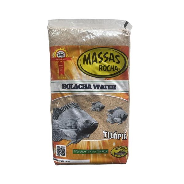 Massas Rocha Massa para Tilápia Bolacha Wafer 500g Imagem de Massas Rocha Massa para Tilápia Bolacha Wafer 500g