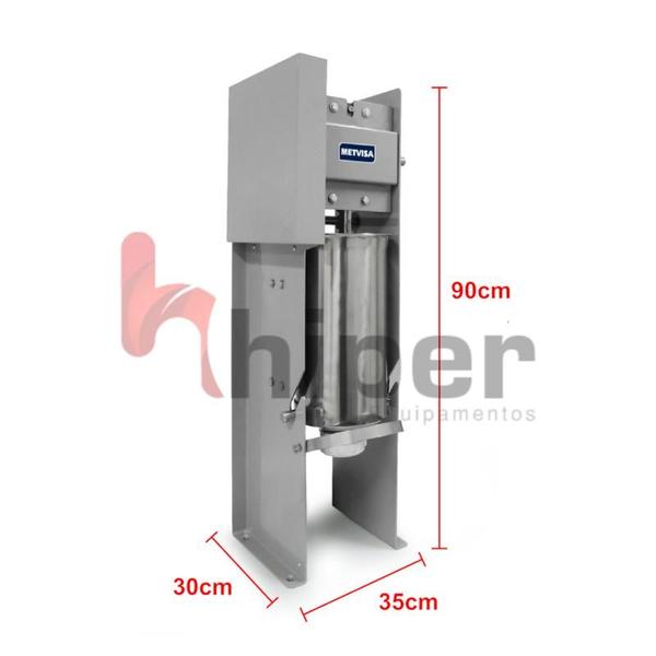 Masseira Maquina De Churros Vertical 6kg Inox - Metvisa - MCV06 Imagem de Masseira Maquina De Churros Vertical 6kg Inox - Metvisa - MCV06