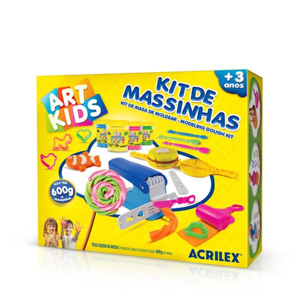 Imagem de Massinha Art Kids - Kit de Massinhas de modelar Acrilex - 7891153077970