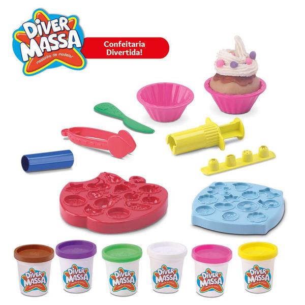 Imagem de Massinha de modelar - confeitaria faça cupcakes de massinha - Divertoys