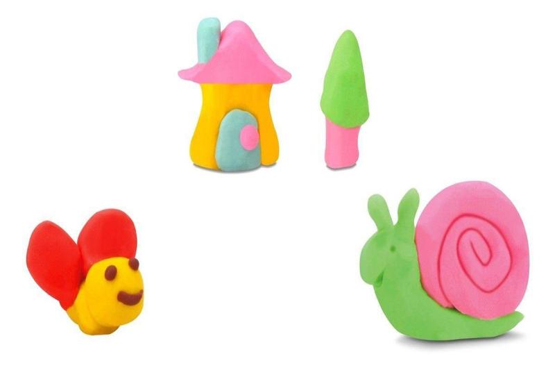 Imagem de Massinha de Modelar Criações com 4 Potes - Diver Toys