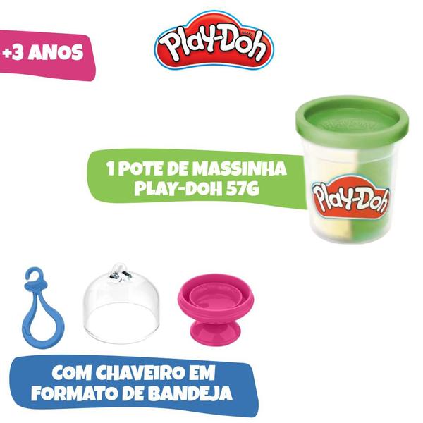 Imagem de Massinha De Modelar Cupcake E Macarons Com Chaveiro Play Doh