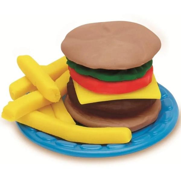 Imagem de Massinha de modelar play doh festa do hamburguer hasbro b5521