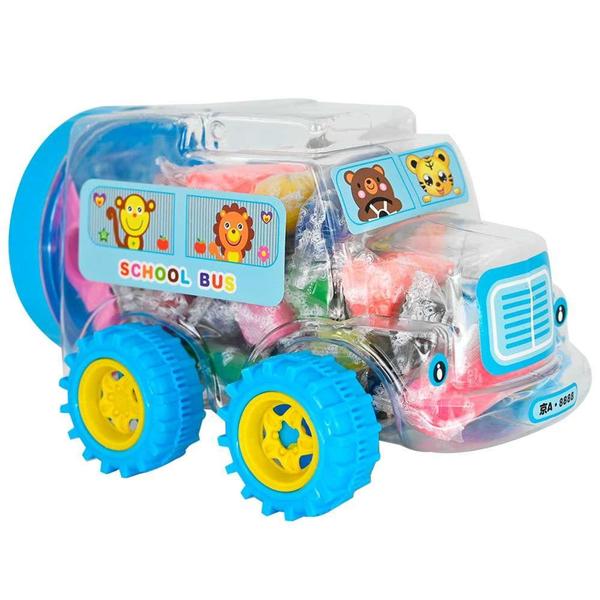 Imagem de Massinha de Modelar Pote Carro Com 18 cores + 6 acessorios - DM TOYS