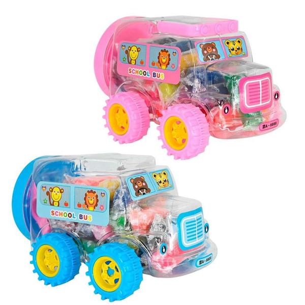 Imagem de Massinha de Modelar Pote Carro Com 18 cores + 6 acessorios - DM TOYS