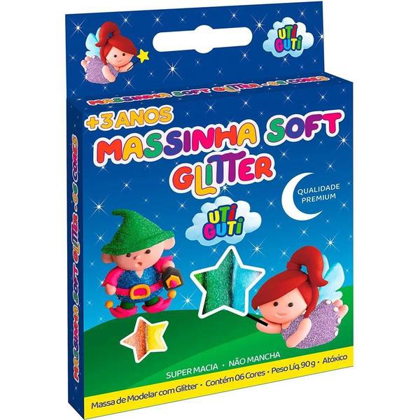 Imagem de Massinha de Modelar Soft Glitter 006001 - Uti Guti