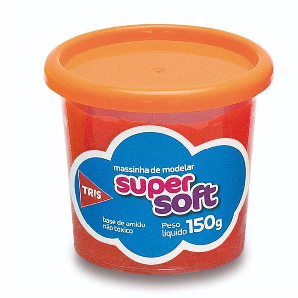 Imagem de Massinha de Modelar Super Soft 150gr Laranja - TRIS