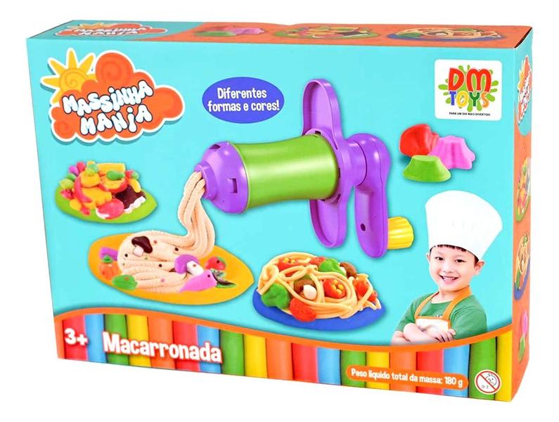 Imagem de Massinha Modelar Mania Escolar Macarronada Com Acessórios