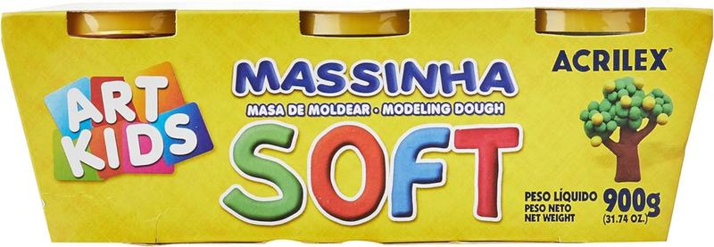 Imagem de Massinha Para Modelar Art Kids Soft 150g Laranja 