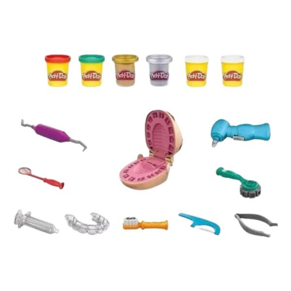 Imagem de Massinha Play-Doh Brincando de Dentista Hasbro - com Acessórios