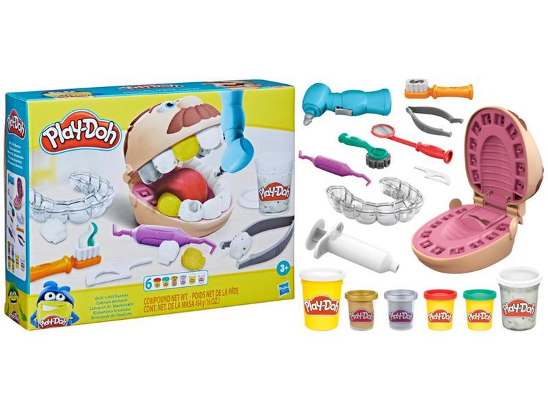 Imagem de Massinha Play-Doh Brincando de Dentista Hasbro