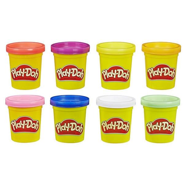 Imagem de Massinha Play Doh Classic Com 8 Potes Sortidos Hasbro