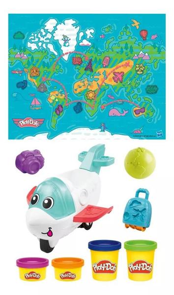 Imagem de Massinha Play-doh Conjunto Avião Explorador - Hasbro F8804