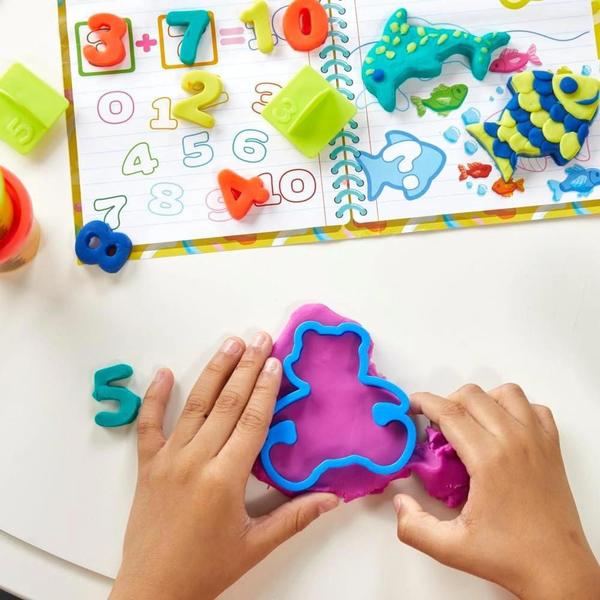 Imagem de Massinha Play-Doh Conjunto Brincar e Aprender - 5 Potes