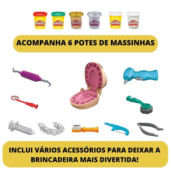 Imagem de Massinha Play Doh Dentista José Comilão Modelar Hasbro F1259