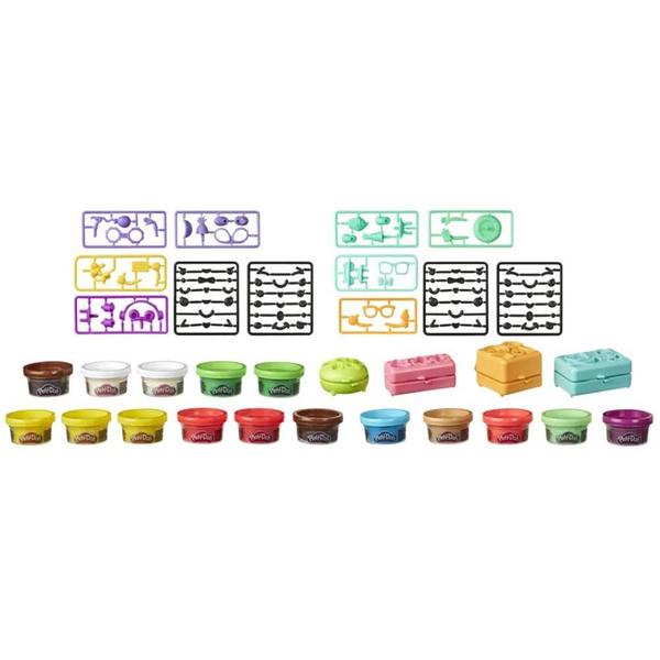 Imagem de Massinha Play-Doh Kit 4 Mini Lanche 150+ Combinações Hasbro