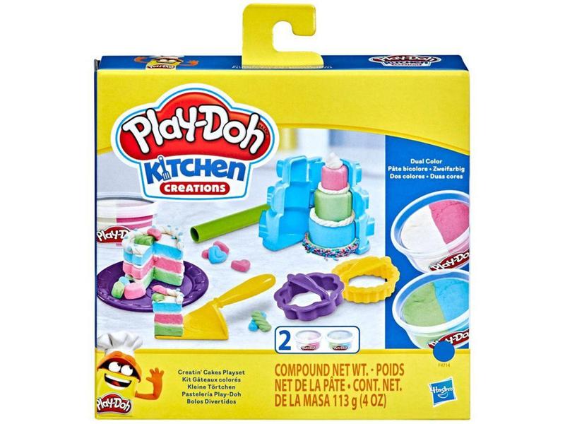 Imagem de Massinha Play-Doh Kit Bolos Divertidos Hasbro - com Acessórios