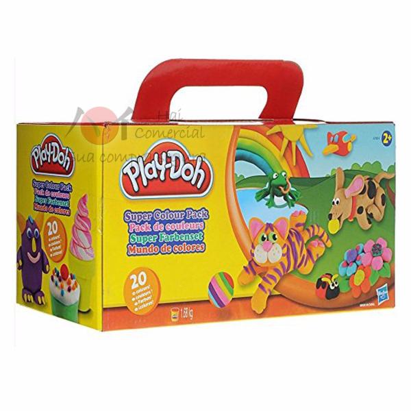 Imagem de Massinha Play Doh Refil Sticks Kit 48 Massinhas Hasbro F9816