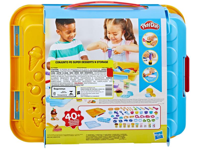 Massinha Play-Doh Super Sobremesas - Hasbro com Acessórios Imagem de Massinha Play-Doh Super Sobremesas