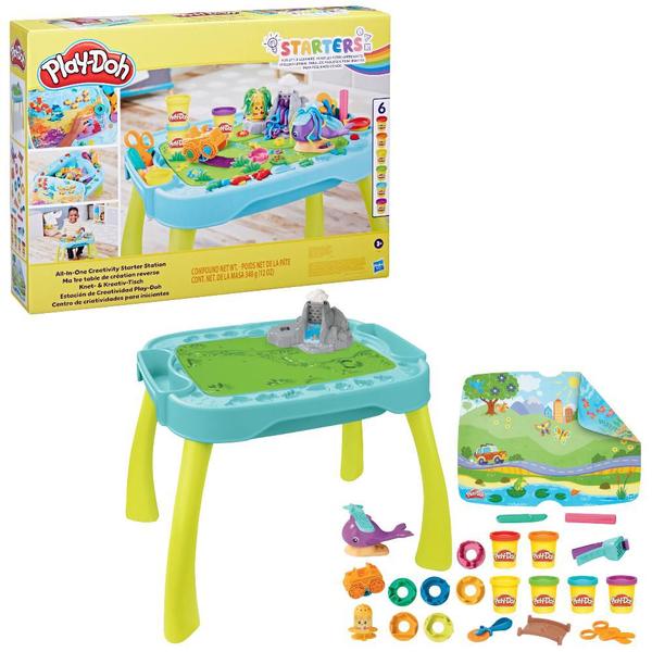 Imagem de Massinha Playset Play Doh Mesinha Centro de Criatividades para Iniciantes F6927 Hasbro