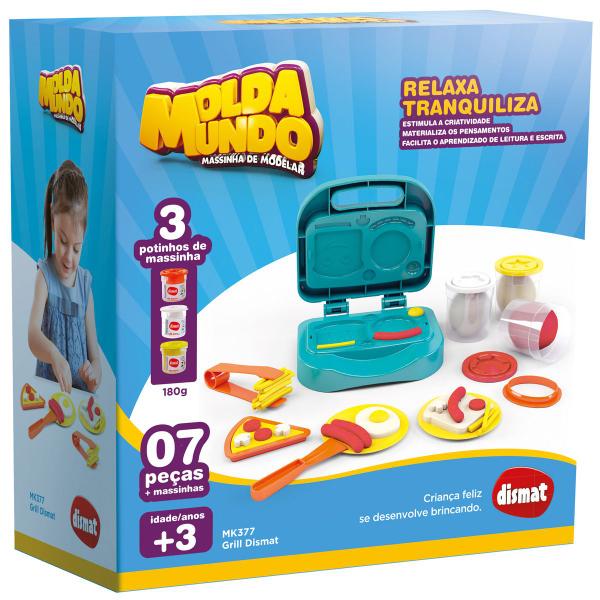 Massinhas de modelar e blocos Grill MK377 DISMAT - DISMAT BRINQUEDOS Imagem de Massinhas de modelar e blocos Grill MK377 DISMAT