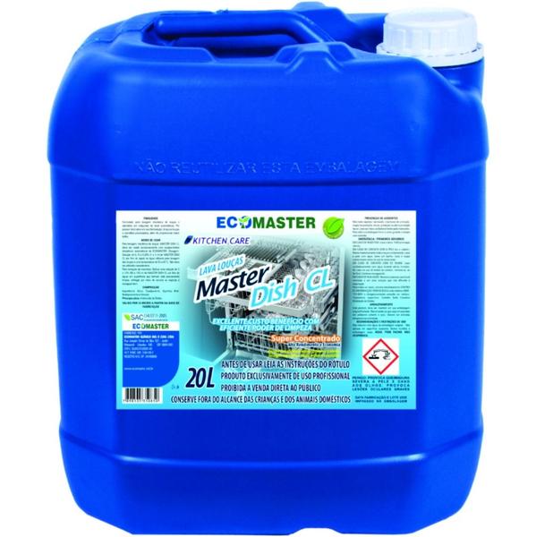 Imagem de Master Dish CL 20L - Detergente Potente para Limpeza de Louças