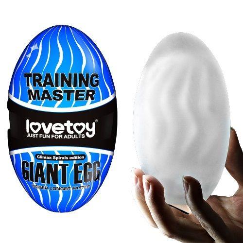 Imagem de Masturbador Giant Egg Climax Spirals - Lovetoy