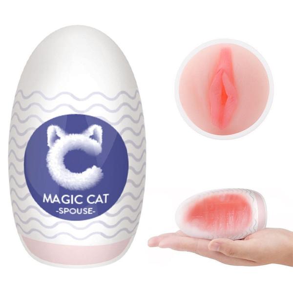 Imagem de Masturbador magic cat egg cyberskin