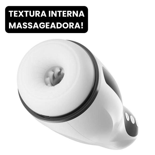 Imagem de Masturbador Masculino Automático Com Sugador Para Pênis Vai e Vem Potente