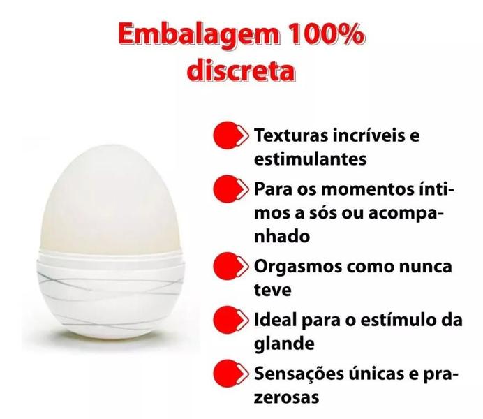 Imagem de Masturbador Ovinho Egg Ovo Do Prazer Massageador - Spider