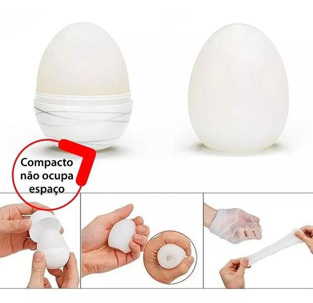 Imagem de Masturbador Ovinho Egg Ovo Do Prazer Massageador - STEPPER