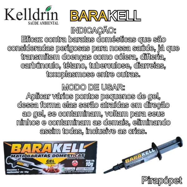 Imagem de Mata Baratas Barakell Gel Seringa Kelldrin 10g