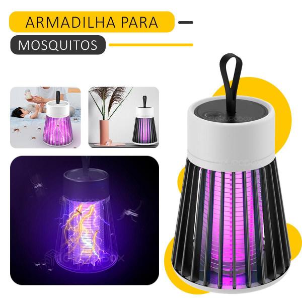 Imagem de Mata Mosquito Lampada Led UV Repelente Eletronico Insetos 