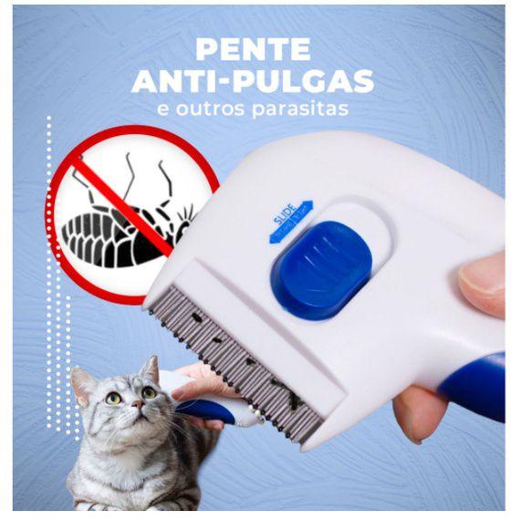 Imagem de Mata Pulgas e Carrapatos  Elétrico Pente Removedor Eletrico  Pet Sem Fio Doctor Flea