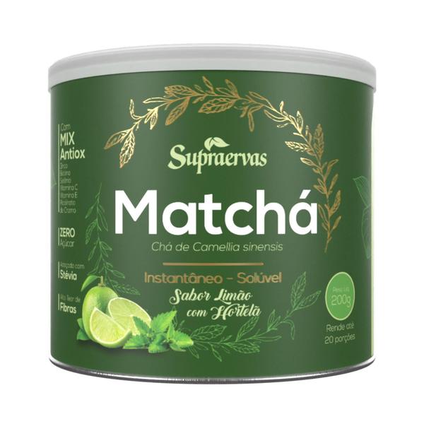 Imagem de Matchá - Mix Antiox - Instantâneo - Solúvel - 200g - Sabor Limão e Hortelã - Supra Ervas