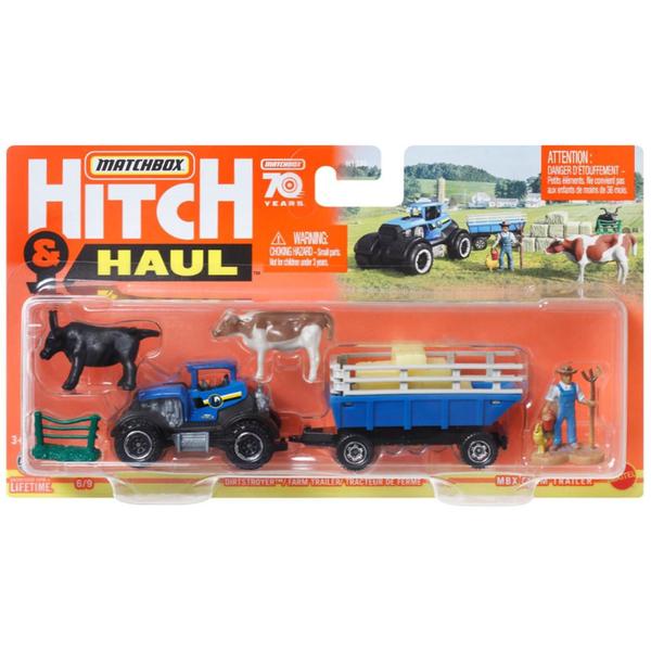 Imagem de Matchbox - Farm Life Dirtstroyer e Farm Trailer - Hitch & Haul - HVP30