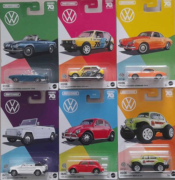 Imagem de Matchbox Volkswagen - 2023 Set Completo (6 miniaturas)