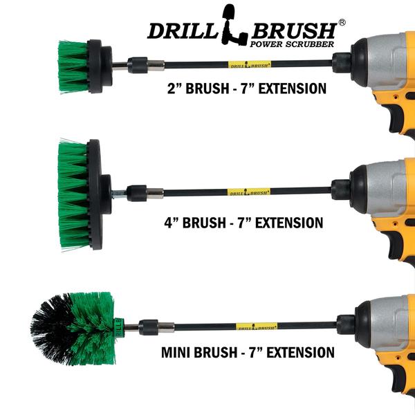 Imagem de Material de limpeza: conjunto de lavador de cozinha Drillbrush