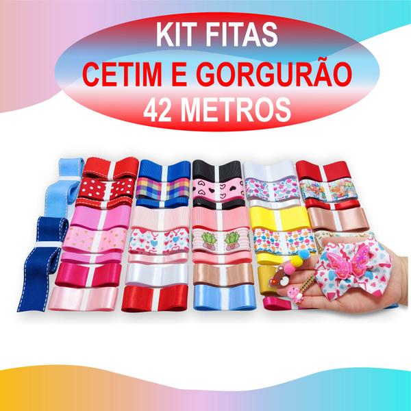 Imagem de Material Para Fazer Lindos Laços De Fita Cetim/gorgurão