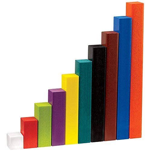 Imagem de Math Manipulatives hand2mind Foam Cuisenaire Rods, conjunto de 74