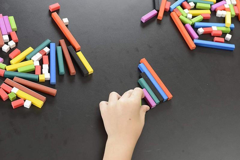 Imagem de Math Manipulatives hand2mind Foam Cuisenaire Rods, conjunto de 74