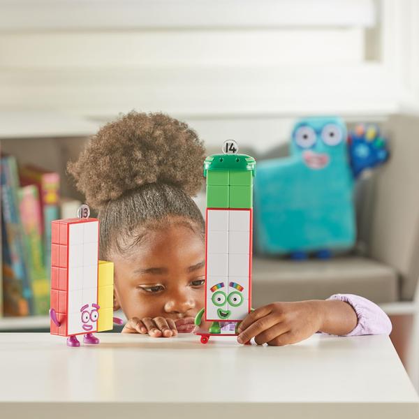 Math Toys hand2mind Numberblocks Friends 13 e 14 3-5 anos - Livros
