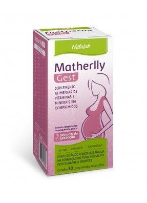 Imagem de Matherlly Gest Com 30 Comprimidos Revestidos - Natulab